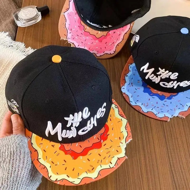 Flat Brimmed Hat for Spring and Autumn, Unisex Baseball Hat, Summer Student Sun Protection, Street Dance, Hip-hop Hat, Board Hat