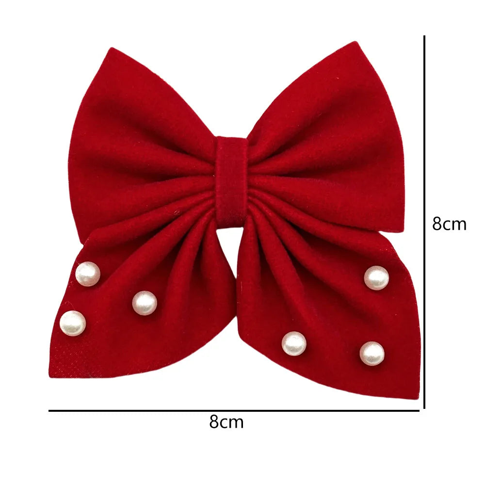 50/100pcs Removable Dog Bowties For Collar Fashion Small Dog Cat Bow Ties Collar Accessories For Dogs Grooming Pet Suppplies