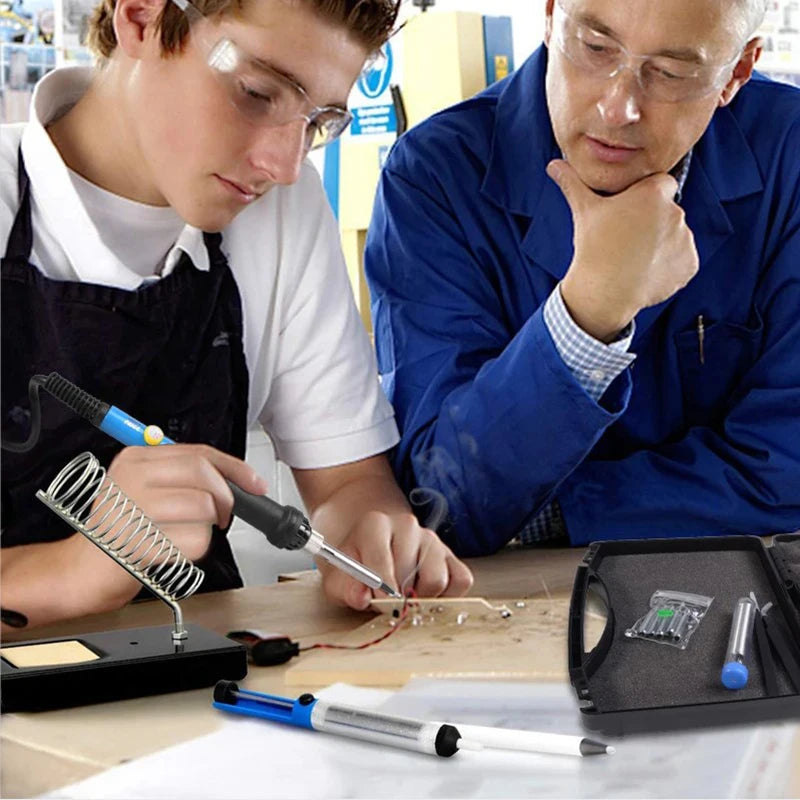 60W Adjustable Temperature Electric Soldering Iron EU 220V / ☆US Plug is110V☆ Welding Iron DIY for Repairing