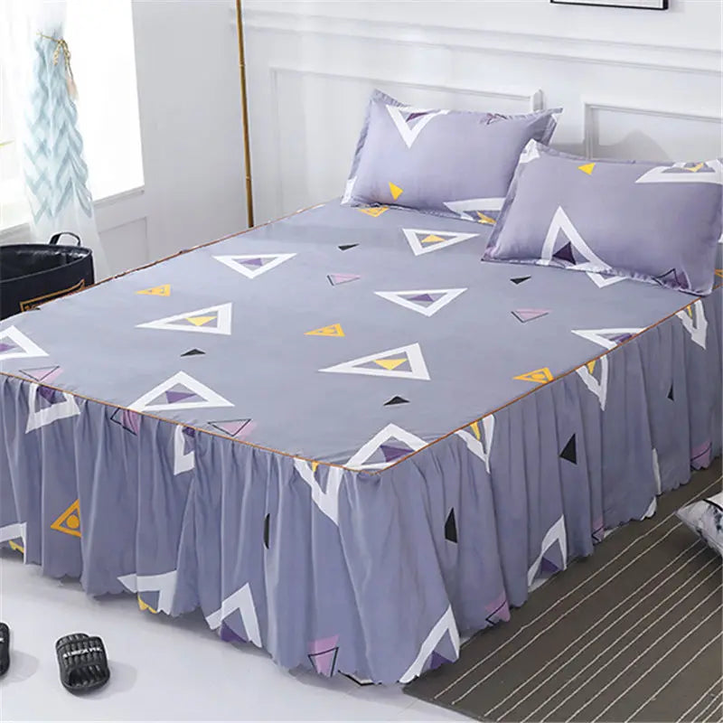 Bed Skirts Four Season Universal Skin-friendly Comfortable Protective Bedding Luxury Anti-slip Bedsheets Fashion Home Decoration