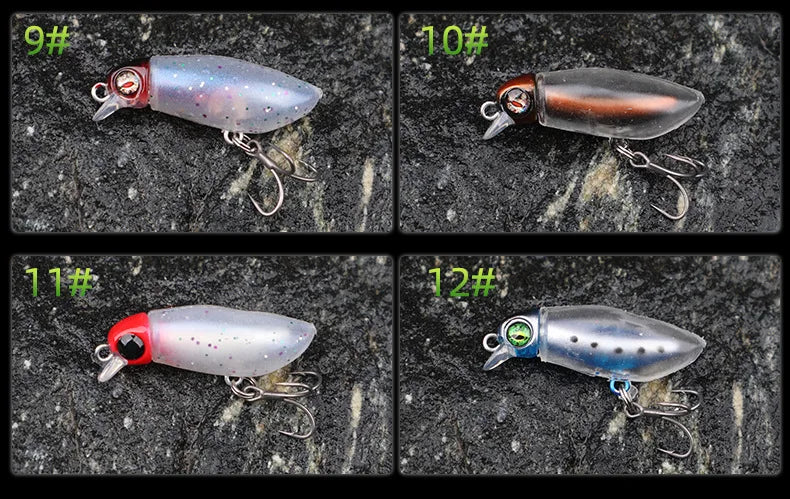 Baits Insect Spinnerbait Fake Fishing Bait Floating Pencil Minnow Surface System Trout Bait Mimic Bait Horse Mouth White Stripe