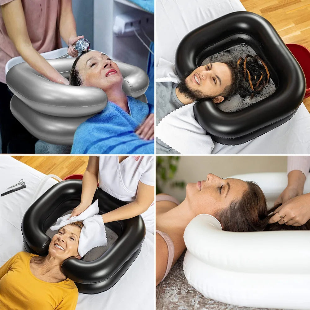 Home Care,Camping, Emergency Bathroom Bedside Hair Basin Sitting or Lying Washing For Pregnant Women Mothers the Elderly Patient