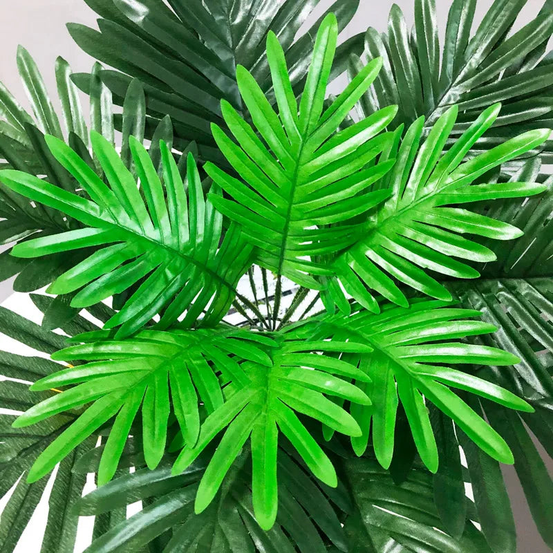 Dlight Decor 50cm Palm Plant with 18 Tropical Leaves