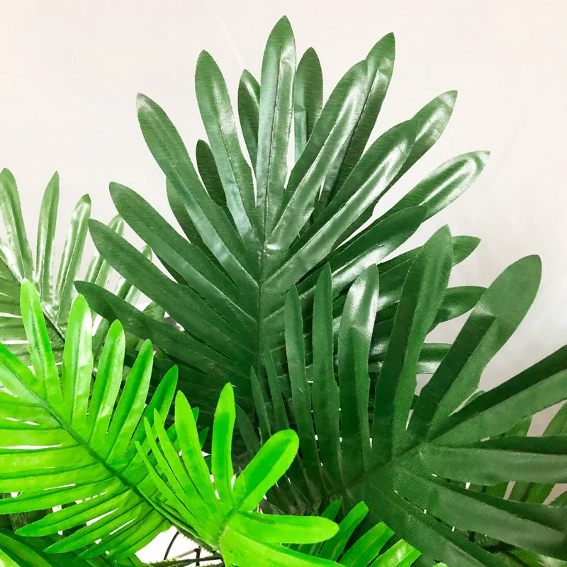 Dlight Decor 50cm Palm Plant with 18 Tropical Leaves