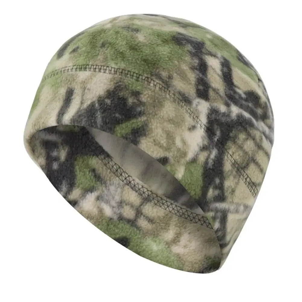 Warm Fleece Camouflage Hats Classic Windproof Outdoor Hiking Accessories Fishing Cycling Hunting Men Caps