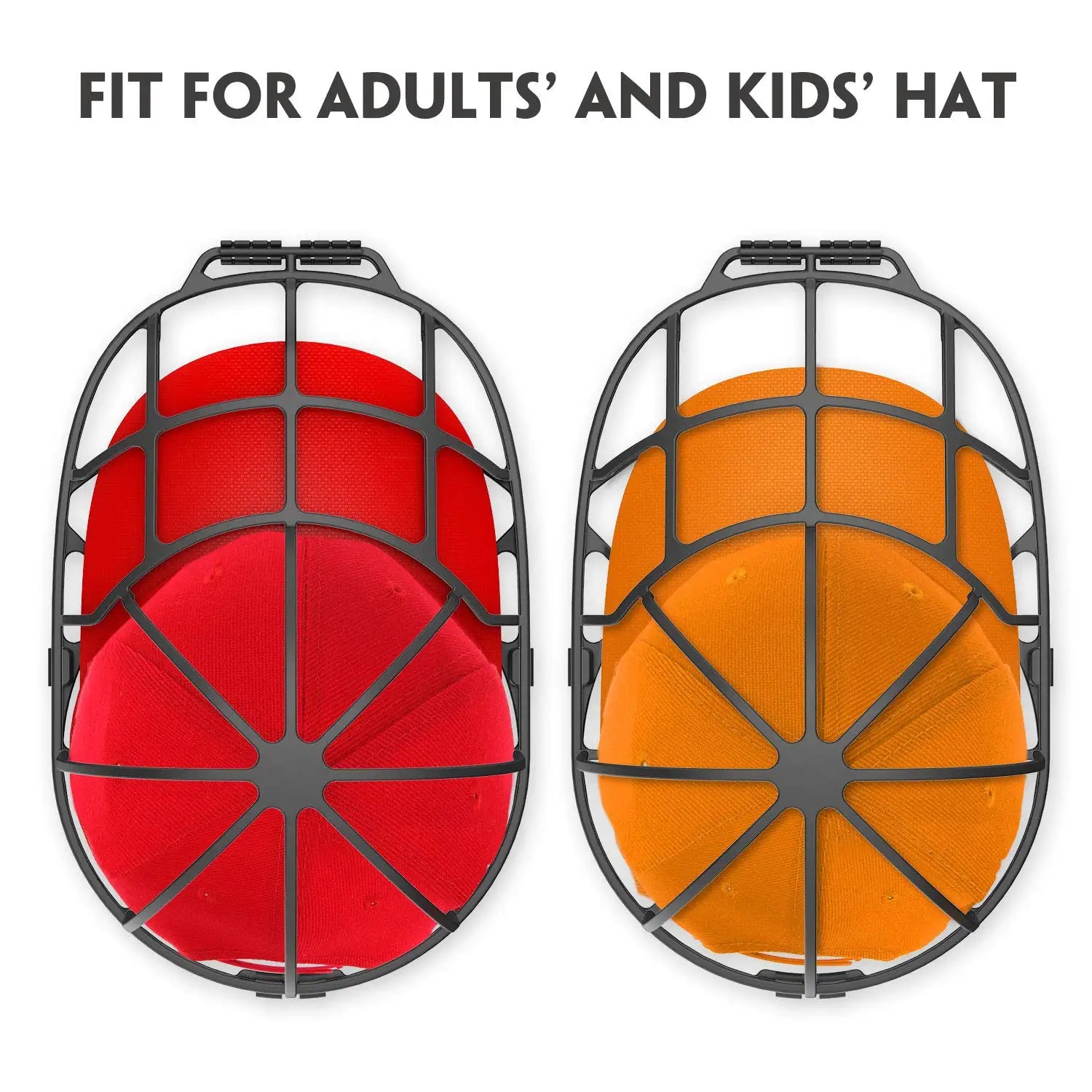 Hat Washer Cage Hat Cleaner Perfect Fit for Adult and Kids Hats Ideal for Baseball Caps Safe for Dishwasher and Washing Machine