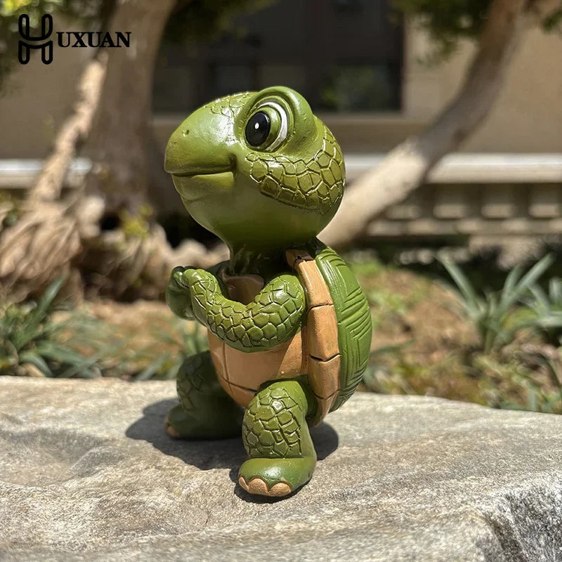 Turtle Garden Statue Decoration Lawn Ornament Figurine Outdoor Statue For Pond Patio Indoor Outside Hallway