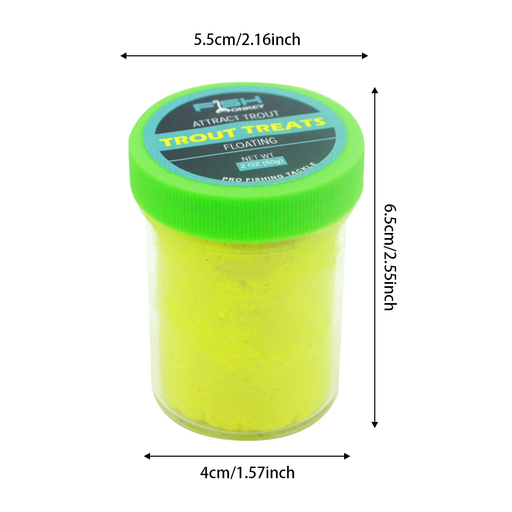 Trout Bait Dough Carp Fishing Baits Soft Fish Lures Material Colorful Floating Shapes Lure Fishing Dough Bait for Fishing