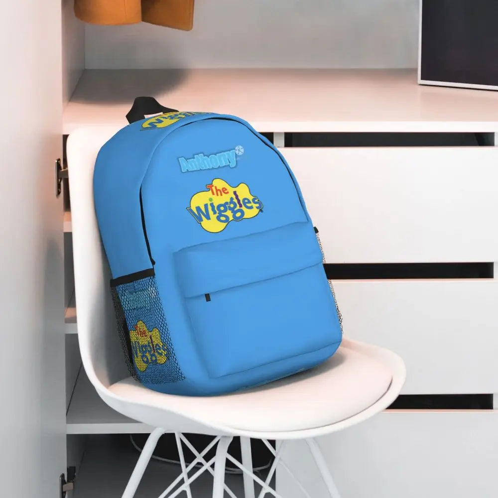 The Wiggles Tv Show Music Band Backpack Student Boys Girls BookBag Children School Bag Computer Shoulder Bags for Men Women