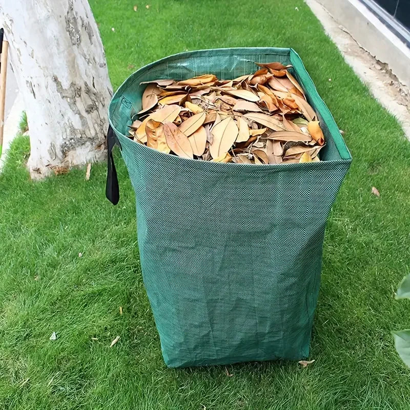 Garden Waste Bag Large Capacity for Yard Leaf and Debris Collection Green Leaf Bag