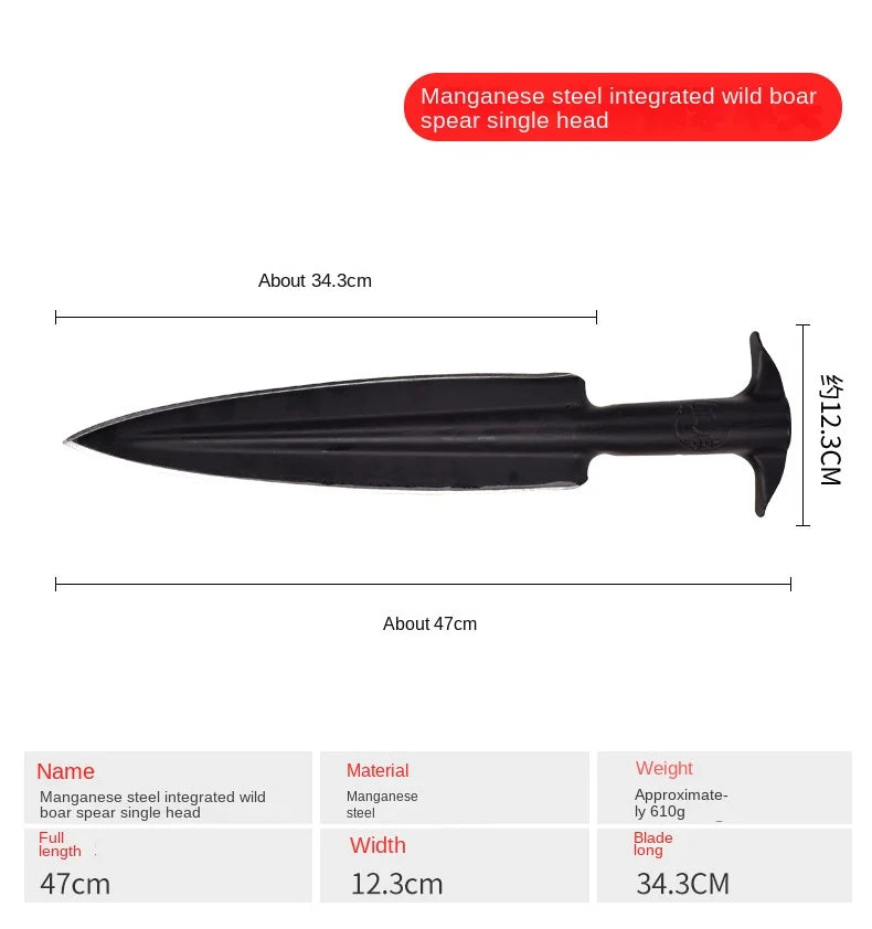 Tactical equipment outdoor gun head spearhead outdoor