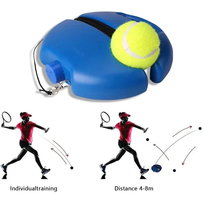 With Rope and Anti-Slide Trainer Baseboard,String Tennis Practice Equipment TennisTrainer Rebound BallsTennis Training Equipment