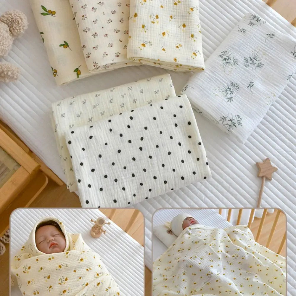 Bedding Textiles Cotton Baby Blanket Soft Breathable Cover Blanket for Infant Skin-friendly Thickened Nap Sleeping Rug Sofa