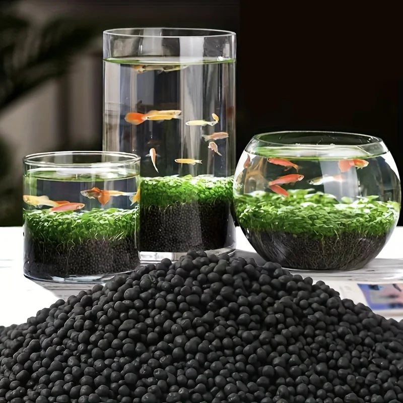 500g 1000g Aquarium Plant Substrate Aquatic Soil for Fish Tank Decoration and Aquascaping Essential for Aquarium Enthusiasts