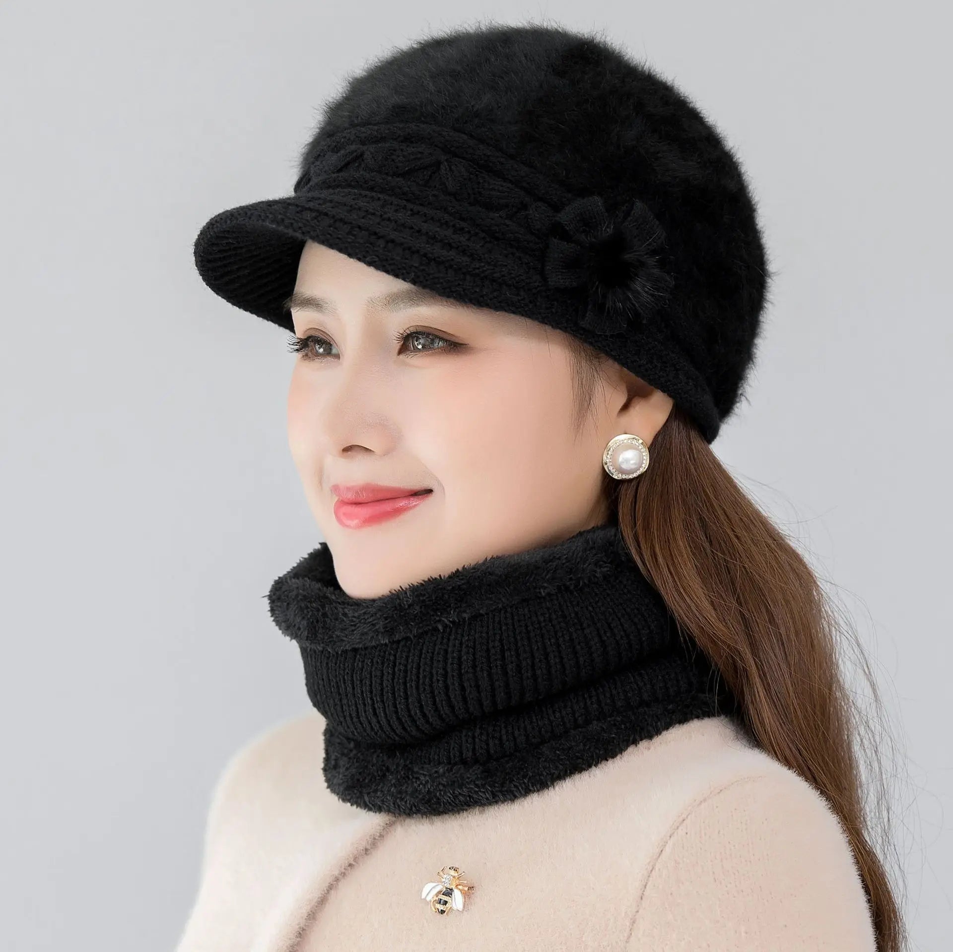 All-match Hats  Popular Solid Colors  Warm Colors   Hot-selling Popular Hats  Travel Warm and Cold-proof Hats