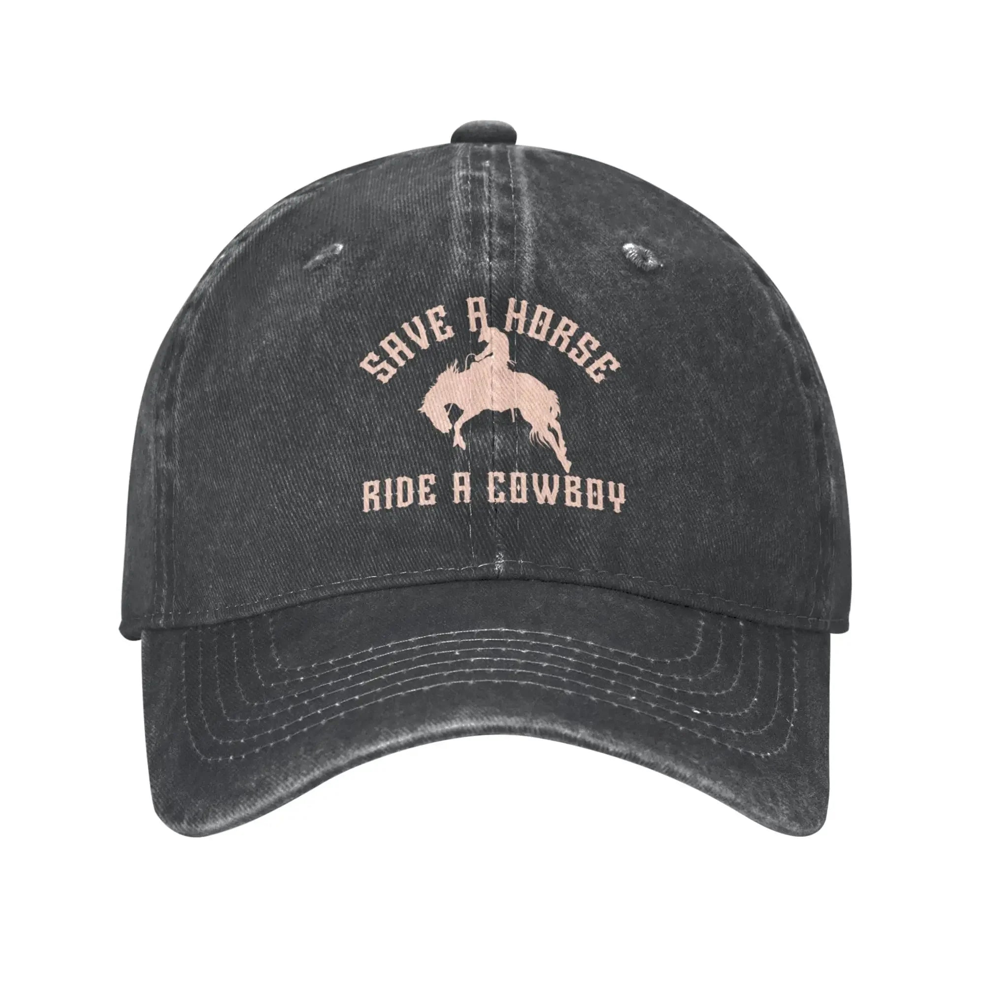 Save A Horse Ride A Cowboy Trucker Hat Western Horse Cap Save A Horse Ride A Cowboy Hat Unisex Cowboy Men Women