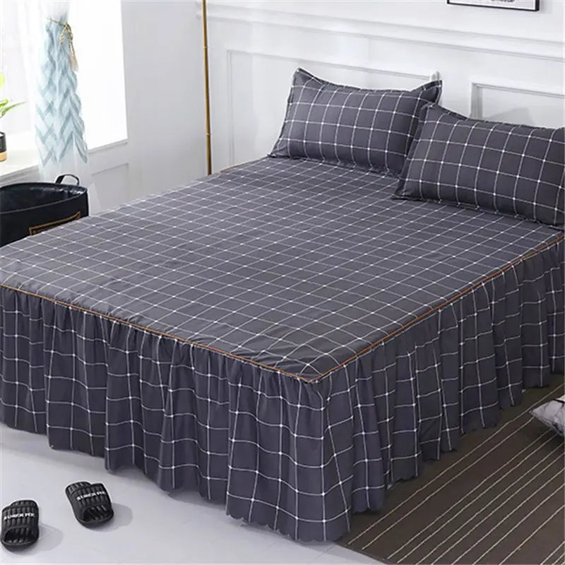 Bed Skirts Four Season Universal Skin-friendly Comfortable Protective Bedding Luxury Anti-slip Bedsheets Fashion Home Decoration