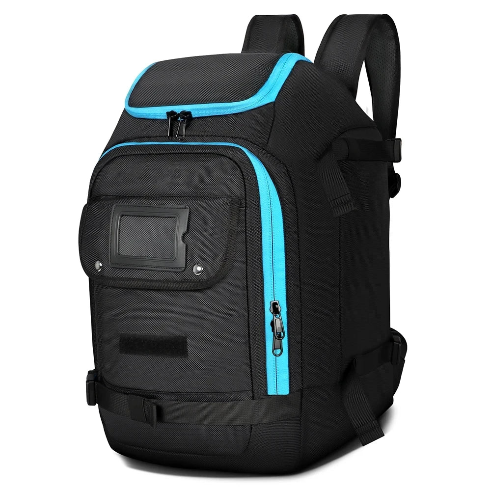 Ski Backpack Ski Boot Bag Lightweight Skiing Snowboarding Storage Bag Waterproof Ski Helmets Gloves Bag Outdoor Sports Supplies