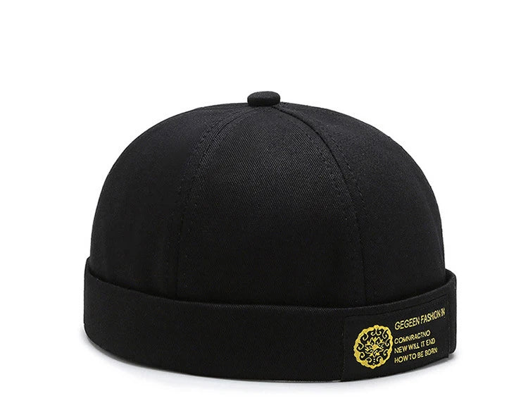 New Fashion Four Seasons Landlord Hats, Men's Street Hip-Hop Hats Beanie Melon Skin Hats, Women's Bare Plate Hats, Women's Tides