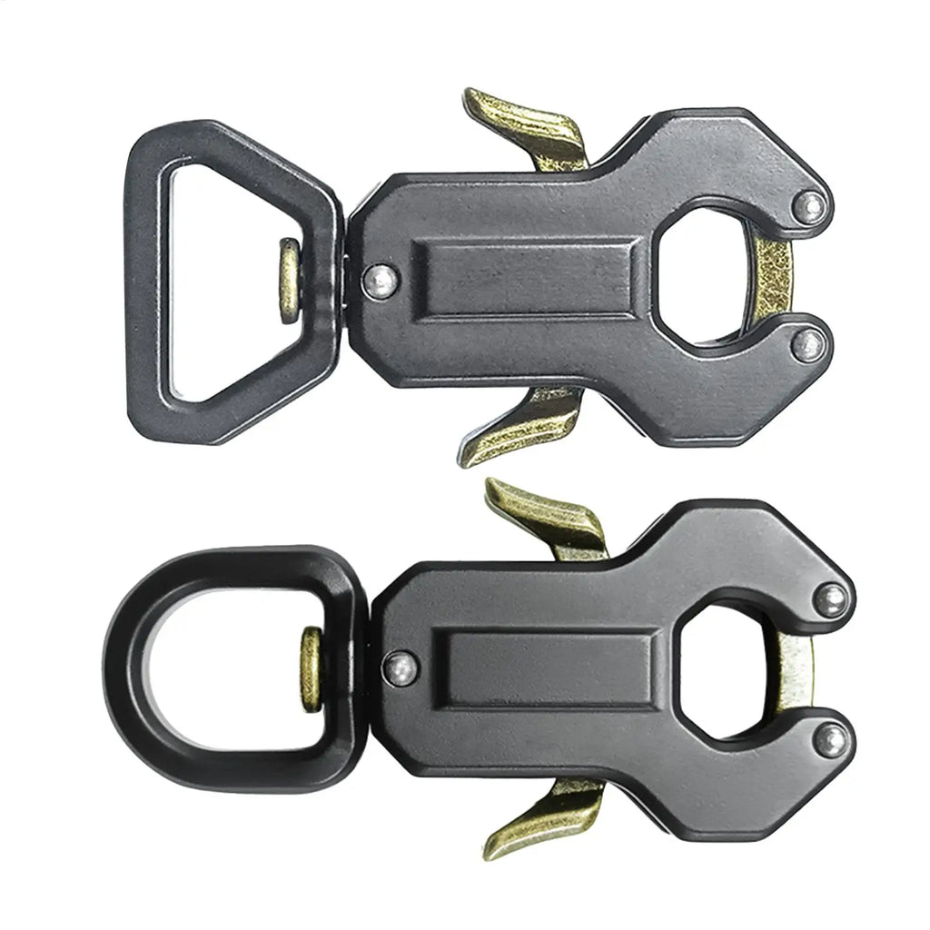Dog Leash Clasp Zinc Alloy Dog Leash Locking Clips Pet Puppy Outdoor Collar Accessory Puppy Quick Release Chain Locking Buckles