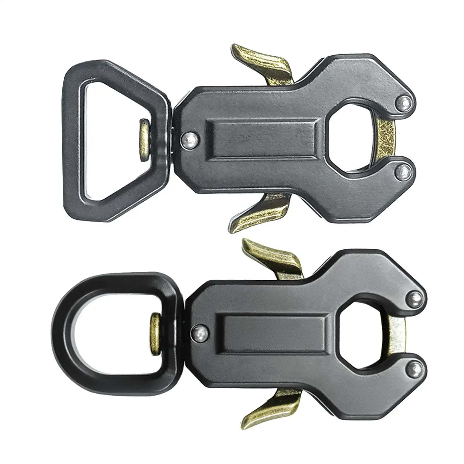 Dog Leash Clasp Zinc Alloy Dog Leash Locking Clips Pet Puppy Outdoor Collar Accessory Puppy Quick Release Chain Locking Buckles