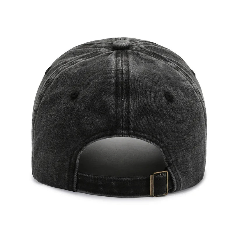 Hat Men Personality Washed Vintage Letter Embroidery Outdoor Fashion Women Sun Protection Couple Baseball Cap Cap