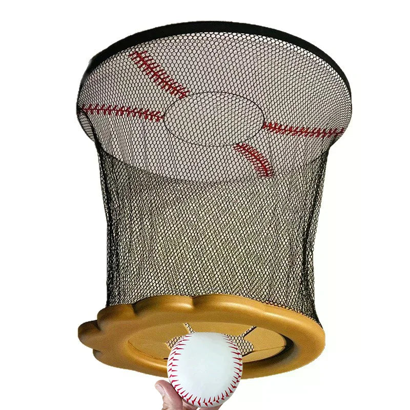 Ceiling Baseball Toy Training Equipment Mini Overhead Sports Goal Portable Indoor Mini Baseball Hoops Game Toys For Kids Adults