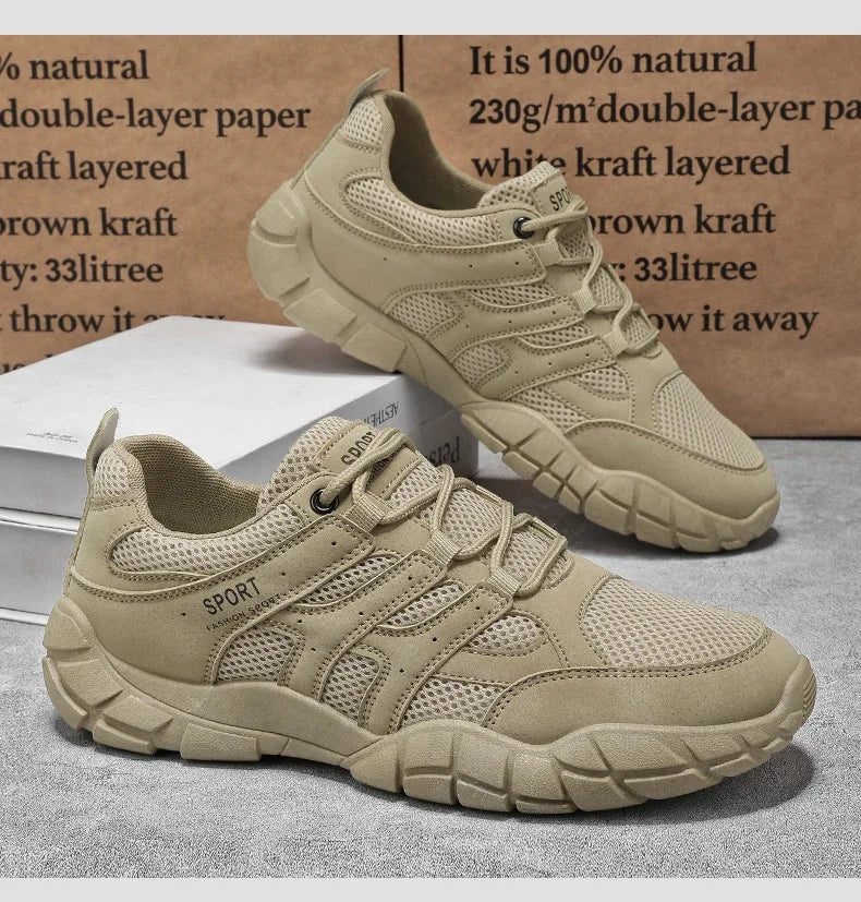 Men's sports shoes new casual fashion summer light comfortable soft sole outdoor height increasing anti slip casual sports shoes