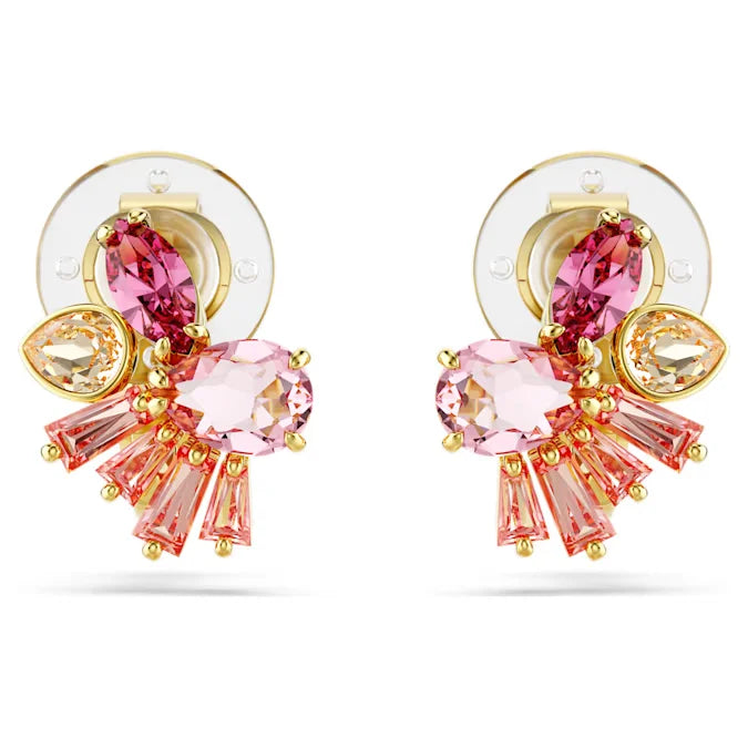 High Quality Earrings 2025 New Trend Fine Jewelry Charm Purple Butterfly White Blue Geometric Crystal Fashion Women's Ear Clip