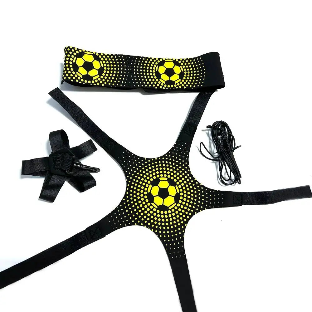 Elastic Belt Soccer Ball Juggle Bags Kicking Durable Football Training Equipment Adjustable Portable Soccer Trainer Belt Adults