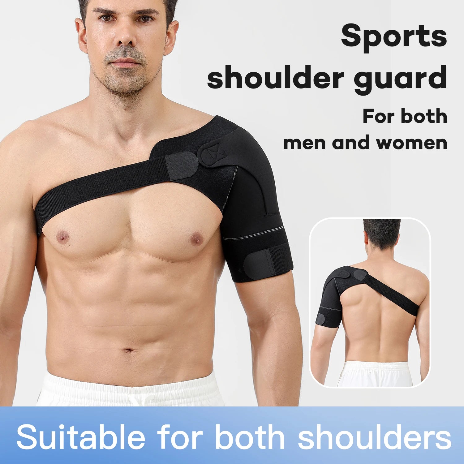 Adjustable Sports Shoulder Guard Stable Support For Shoulder Protection Gym Outdoor Sports Ball Sports Protective Equipment