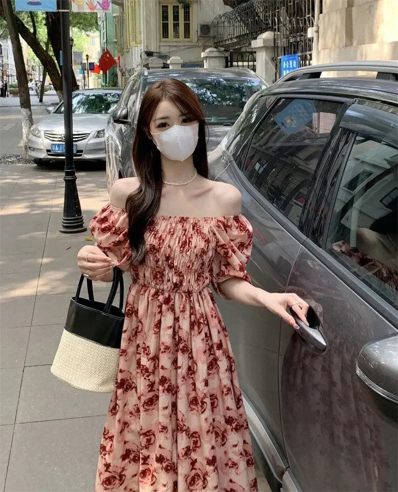 Dresses for Women Holiday Long Loose Woman Dress Birthday Maxi Soft Black Trendy One Pieces Harajuku Xxl Elegant Luxury Hot Chic