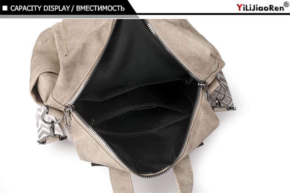 Fashion Backpacks Women Shoulder Bag Big Travel Bagpack Ladies Daypacks Large School Bags High Quality Leather Rucksacks Female
