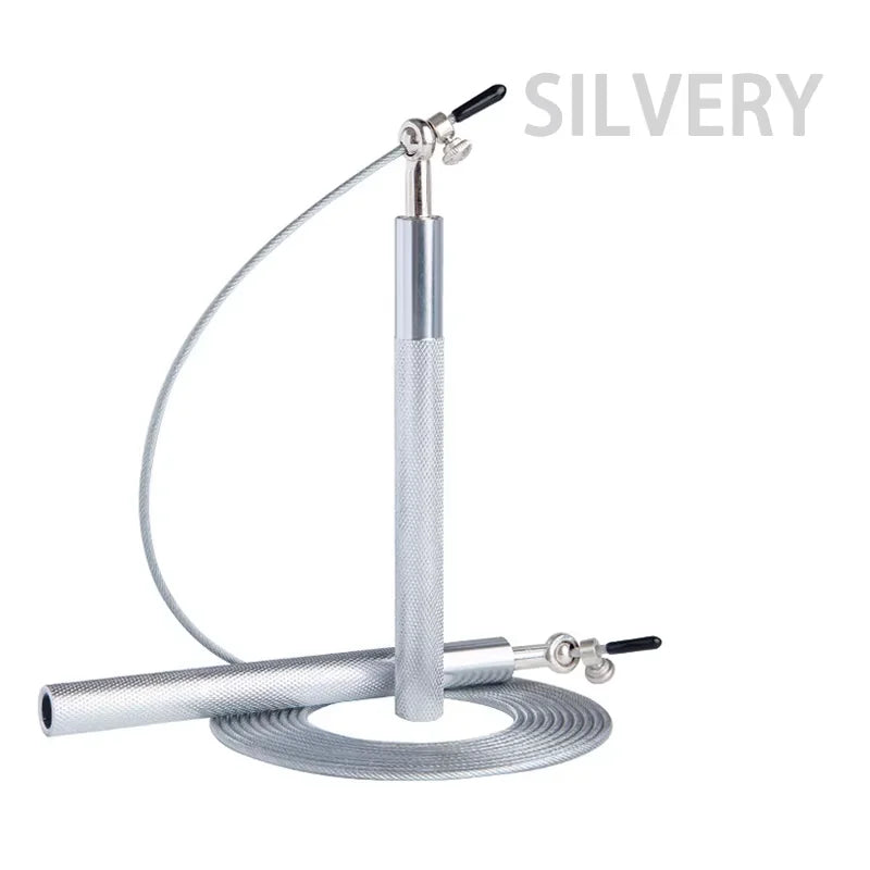 Steel Wire Skipping Rope Fitness Sports Equipment Bearings Skipping Rope Middle School Students Training Aluminum Alloy