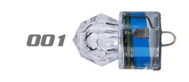 Deep Drop Light Diamond Fishing Light Underwater Activated LED Glow Fishing Lure Attracting Fishing Flash Light Tuna Swordfish