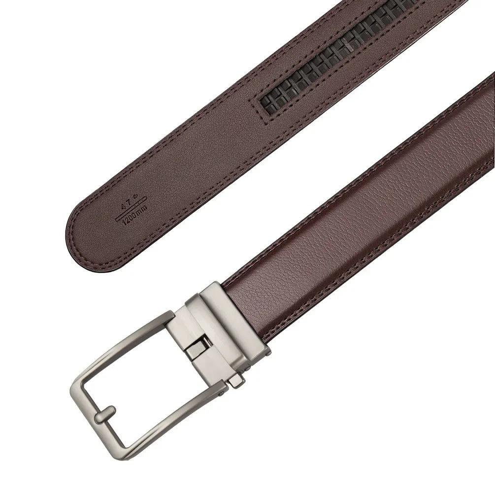 Click Belts for Men Luxury Brand Designer Fashion Automatic Buckle Genuine Leather Men's Jeans High Quality Waist Male Strap