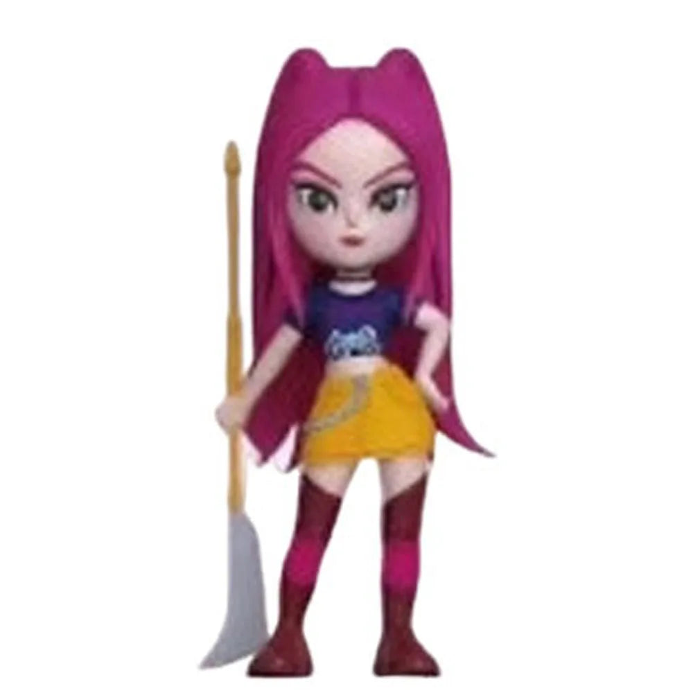 2025 Hot Anime KPop Devil Hunter Doll Vinyl Toy Rumi Mira Zoi Character Vinyl Mask Blind Box Ornament Toy Birthday Gift