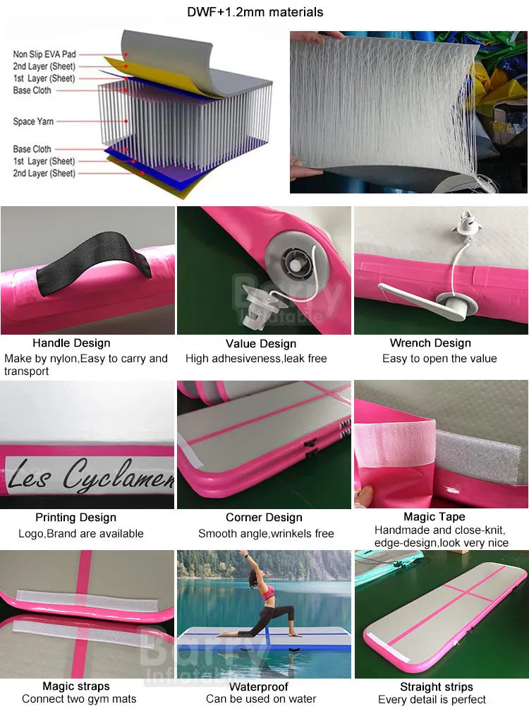 Indoor Outdoor Trampoline Park Parkour Blocks Gym Training Equipment Airtrack Obstacle Set for Sale