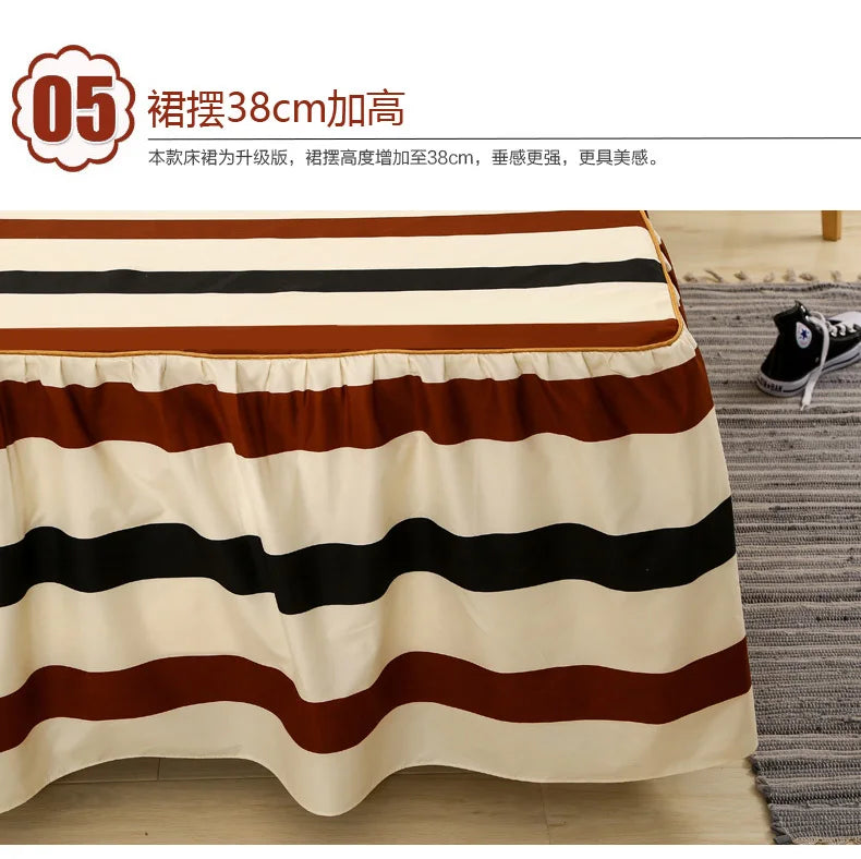 Bedding Set Home Textile Cotton Bedspread Elastic Fitted Mattress Cover Couple Quilt Single Bed Sheet with 2pcs Pillow Covers