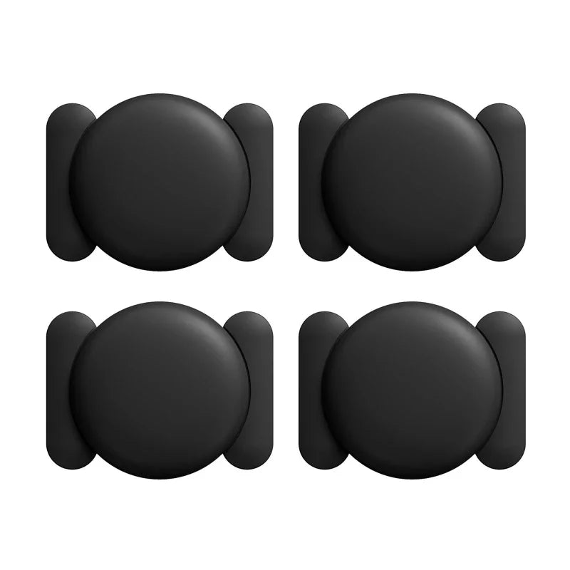 4-Pack IOS GPS Smart Tag for Find My Tracker Kits with Strong Magnetic Suction Silicone Shell Anti-loss for Pet CarSmart Tracker