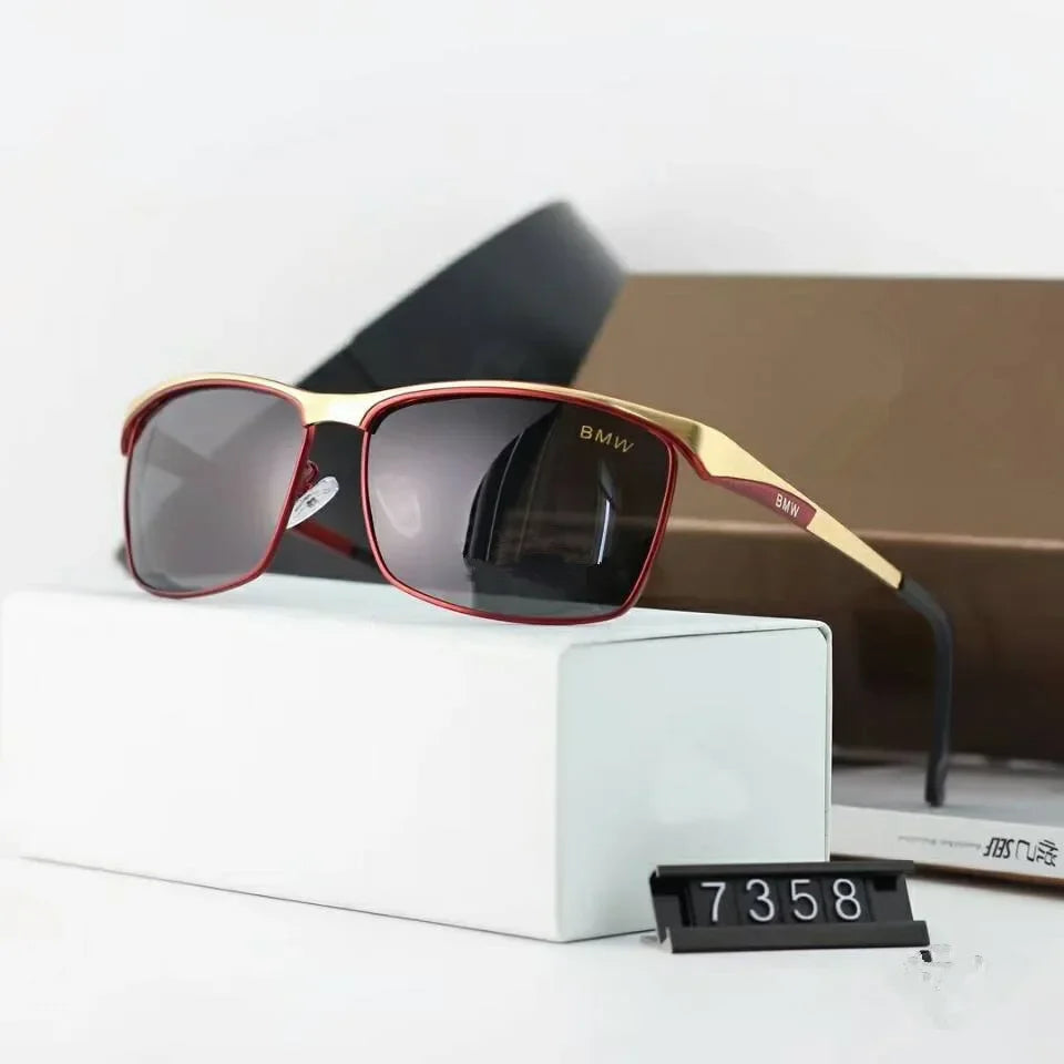 2025 Outdoor Driving Sunglasses Popular Square Large Frame Sun Glasses Classic Polarized Glasses Men Women Fishing Glasses