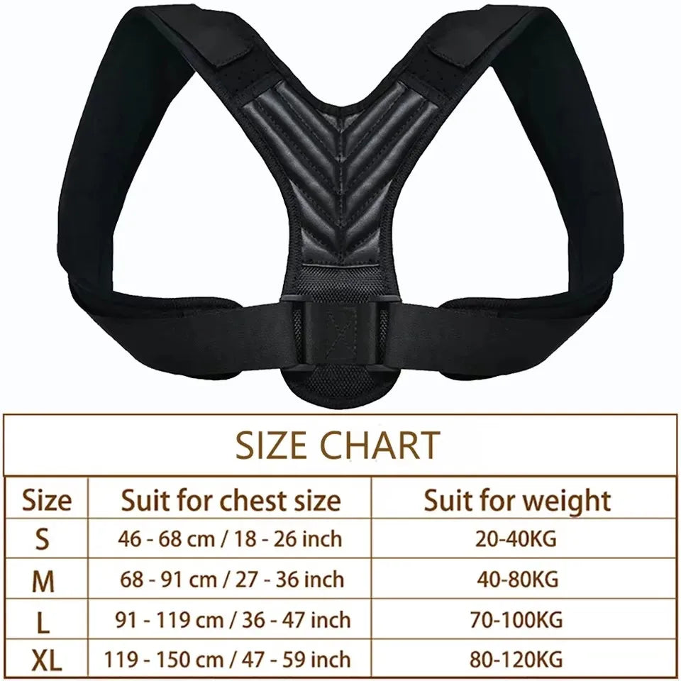 GETINFIT Adjustable Posture Corrector Back Support