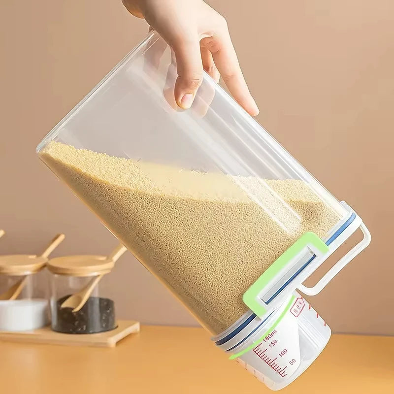 Moisture-proof Grain Jar Rice Jar Grain Storage Box Pet Food Bucket Storage Jar Sealed Bucket Filled Rice Bucket