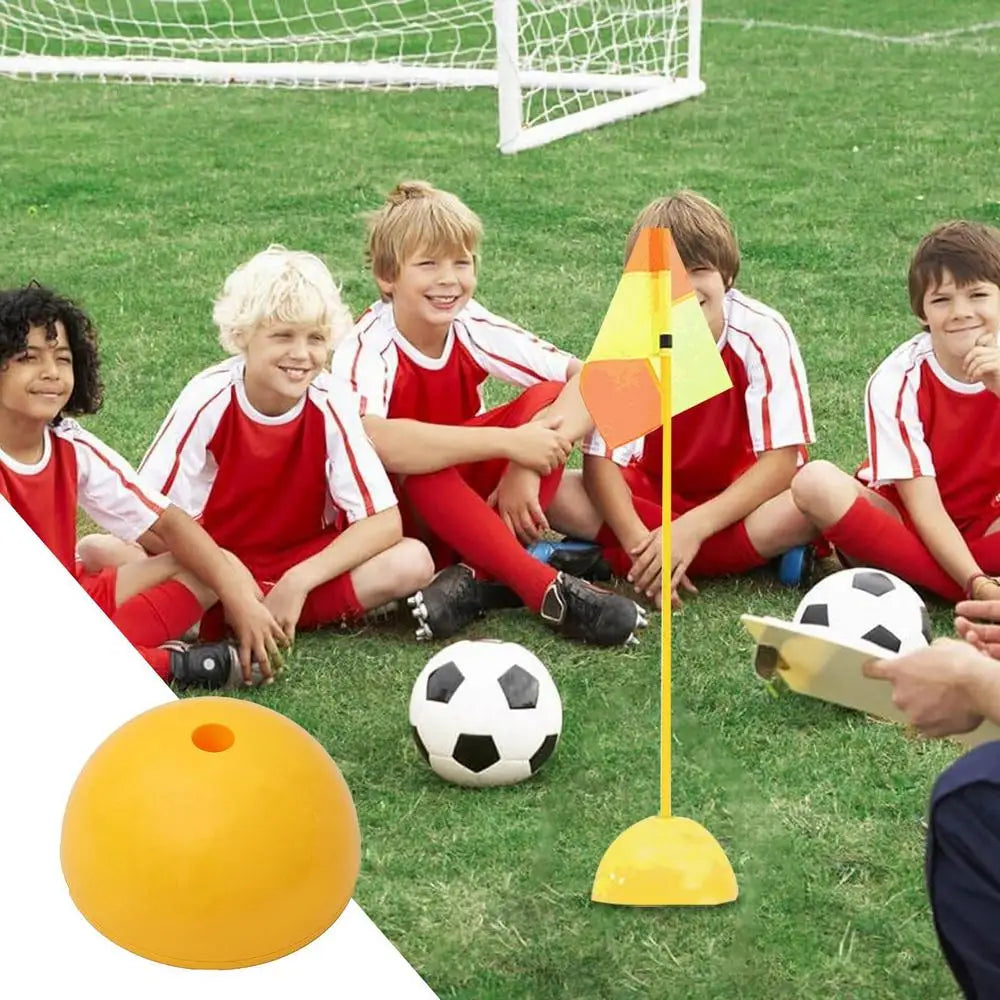 1pcs Soccer Field Equipment Multipurpose Water-Filled Stability Pole Base Football Agility Pole Stand Football Field Equipment