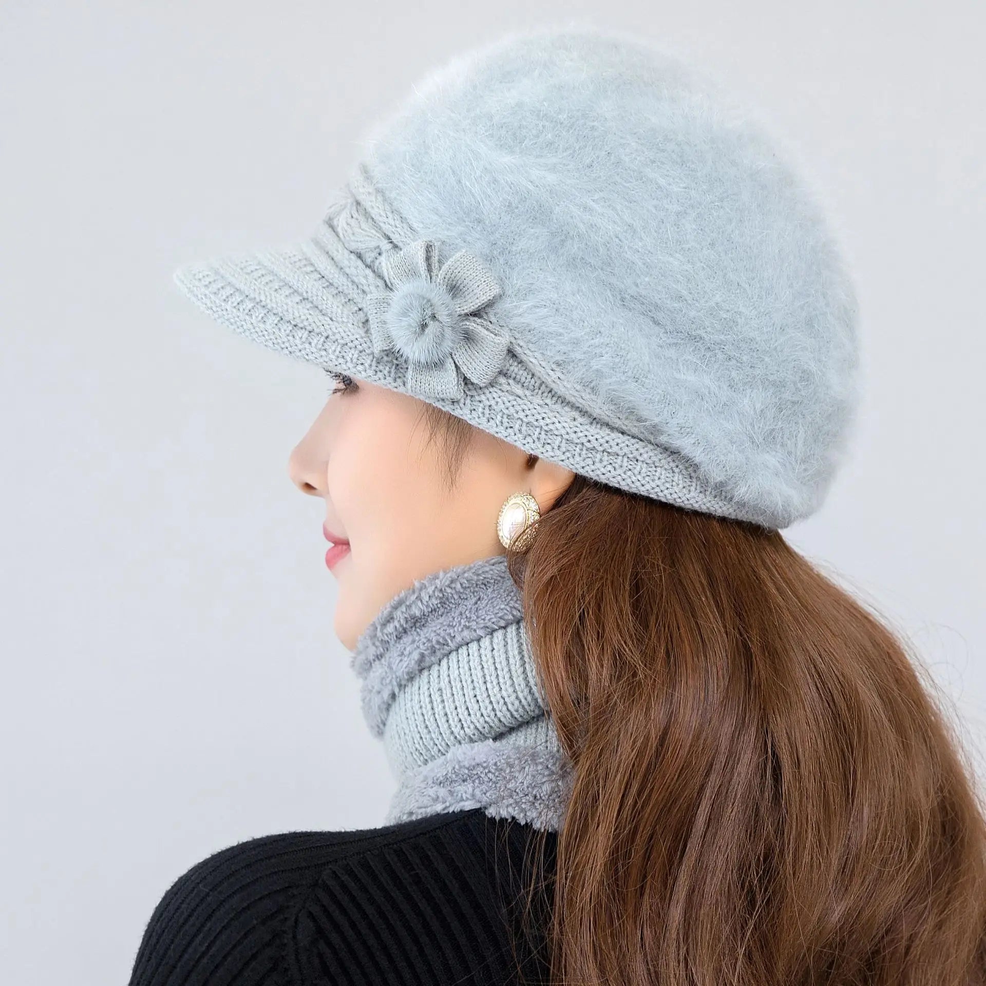 All-match Hats  Popular Solid Colors  Warm Colors   Hot-selling Popular Hats  Travel Warm and Cold-proof Hats