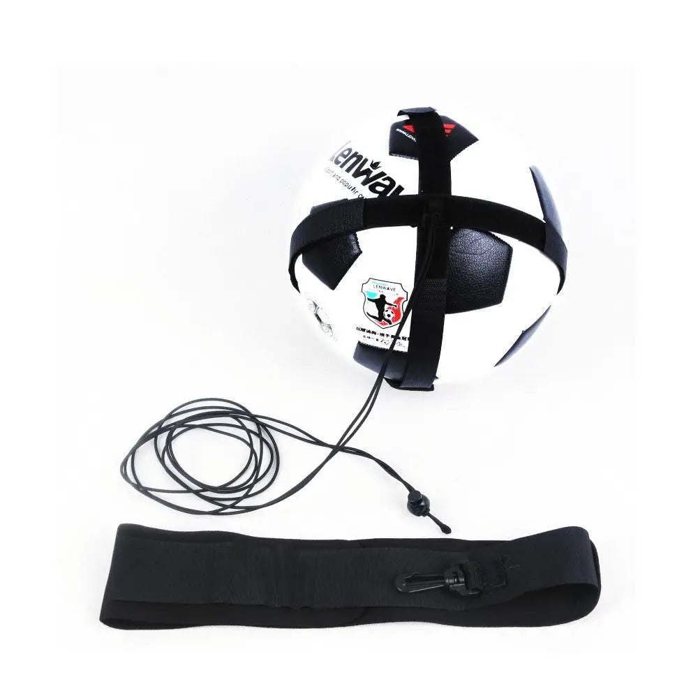 Elastic Belt Soccer Ball Juggle Bags Kicking Durable Football Training Equipment Portable Adjustable Soccer Trainer Belt