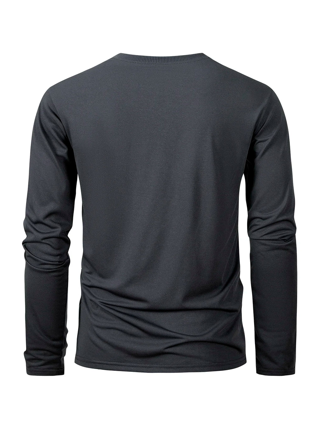 Men's Long Sleeve T Shirts Casual Round Neck Moisture Wicking Tees Male Tops Sports Men's T-shirts comfortable versatile