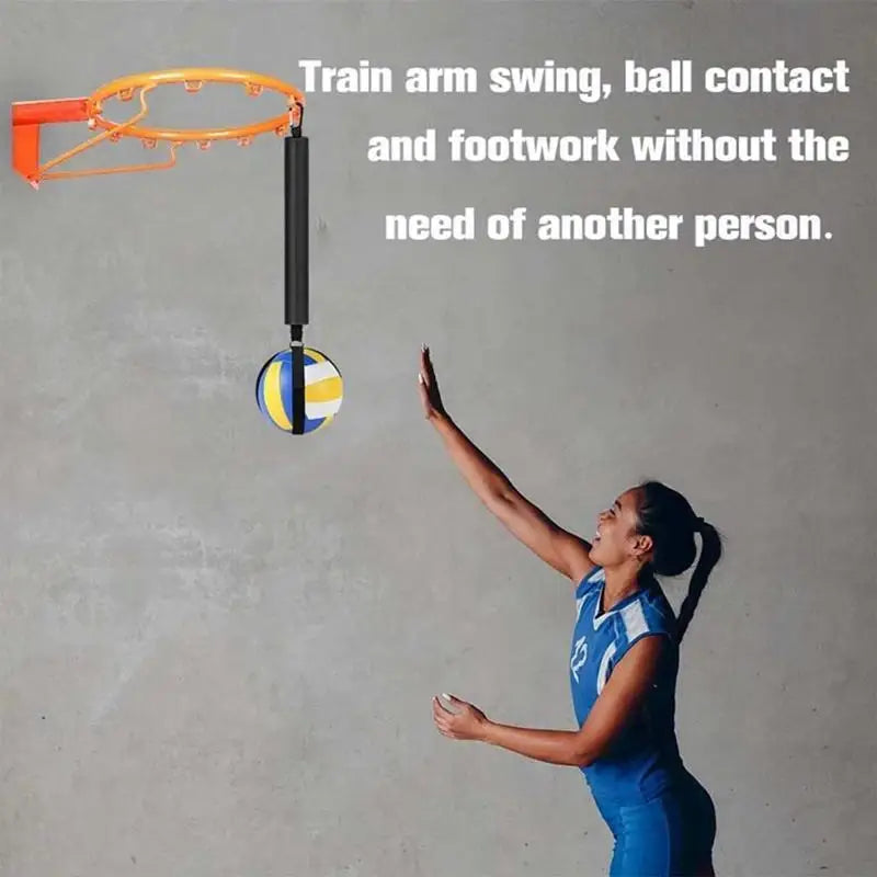 1PC Volleyball Training Equipment Aid Practice Trainer with Adjustable Belt for Serving Setting Spiking Training Returns Ball