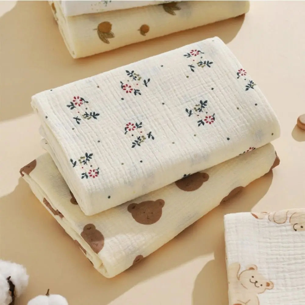 Bedding Textiles Cotton Baby Blanket Soft Breathable Cover Blanket for Infant Skin-friendly Thickened Nap Sleeping Rug Sofa