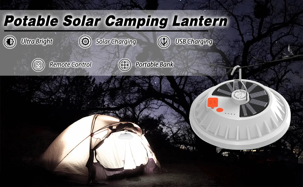 Portable Camping Light Power Bank LED Camping Lanterns Handheld Waterproof Outdoor Tent Light Rechargeable Floodlight Flashlight